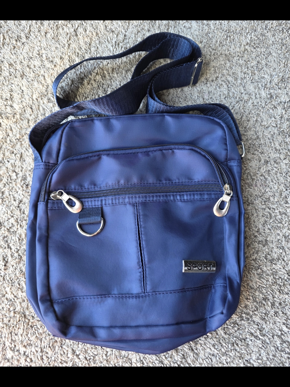 Blue Crossbody Sport Shoulder Bag Unisex NWOT